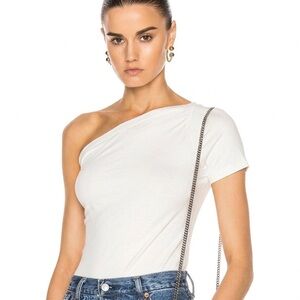 Helmut Lang one-sleeve bodysuit - size XS